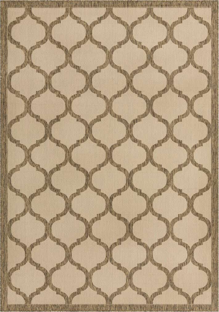 7' x 10' Easy-Clean Trellis Indoor / Outdoor Rug