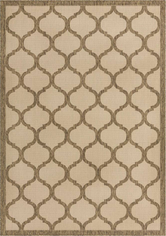 Detail image of 7' x 10' Easy-Clean Trellis Indoor / Outdoor Rug