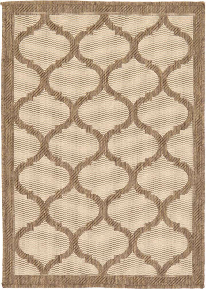 2' 2 x 3' Easy-Clean Trellis Indoor / Outdoor Rug