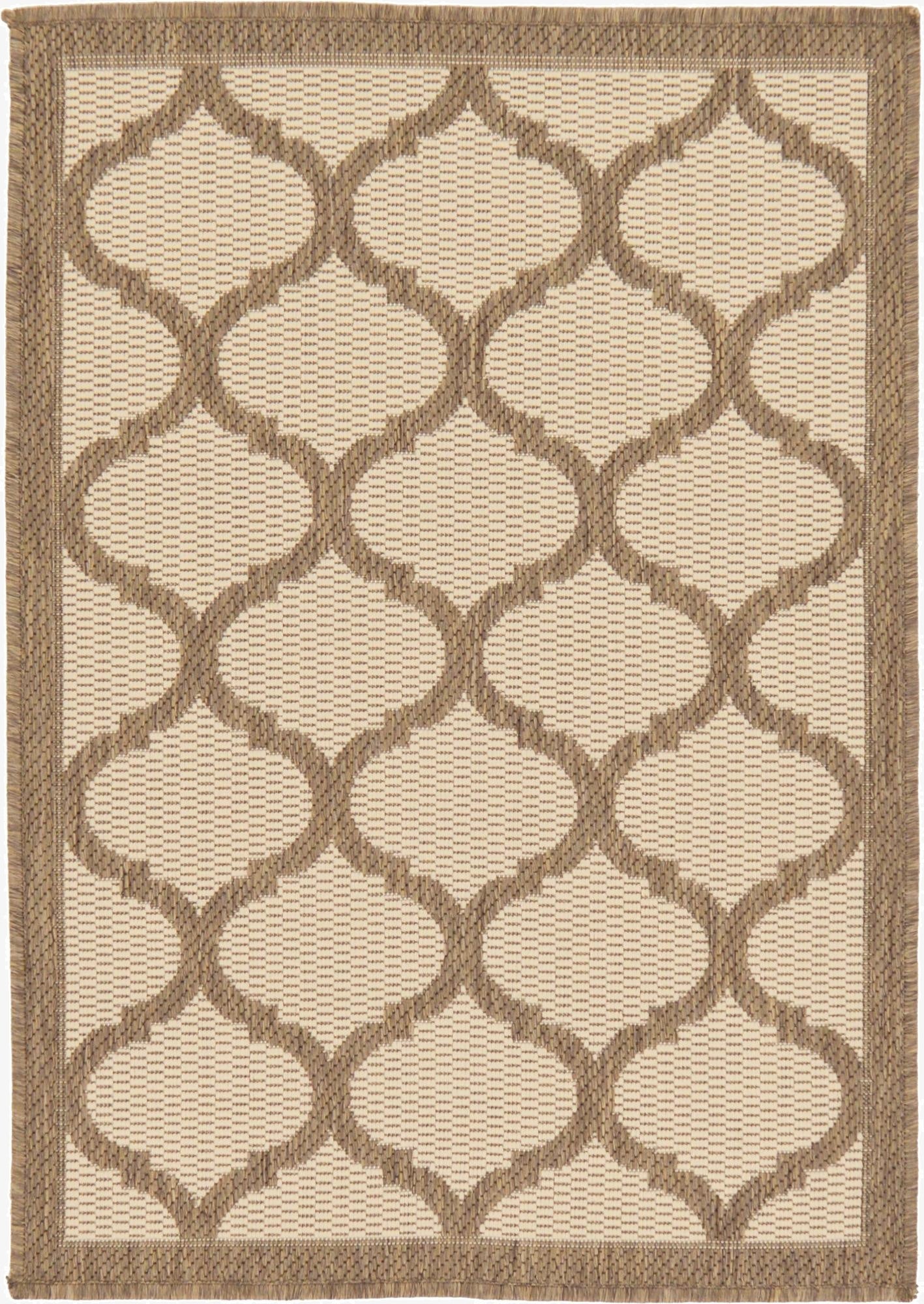 2' 2 x 3'  Washable Trellis Indoor / Outdoor Rug