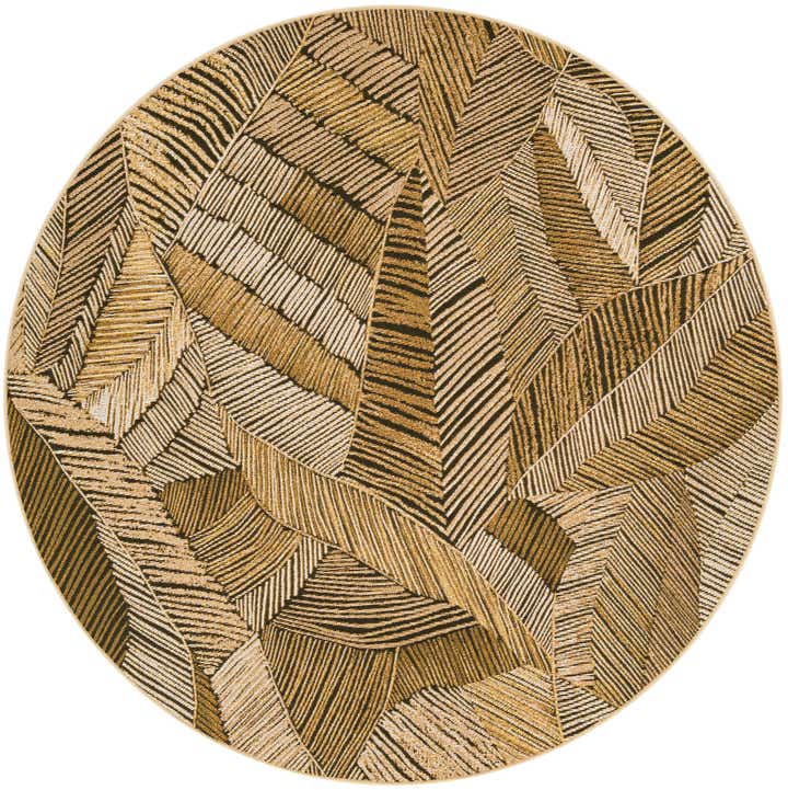 155cm x 155cm Fácil de limpiar Botanical Alfombra Comprar todos los estilos redondo