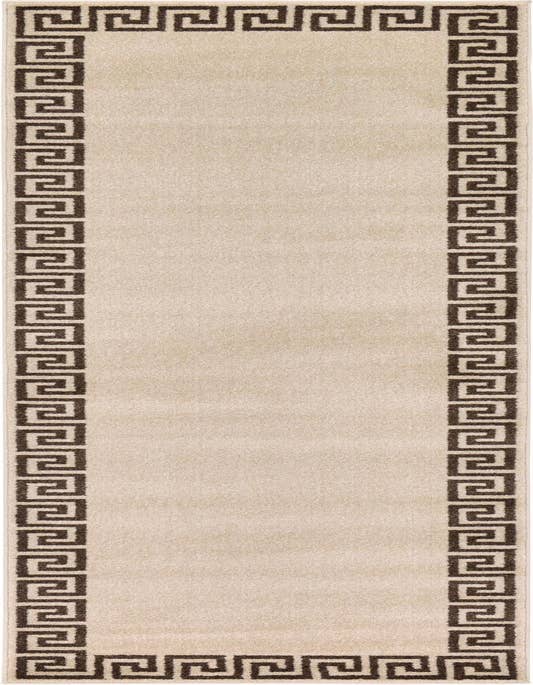 Detail image of 2' 7 x 10' Greek Key Runner Rug