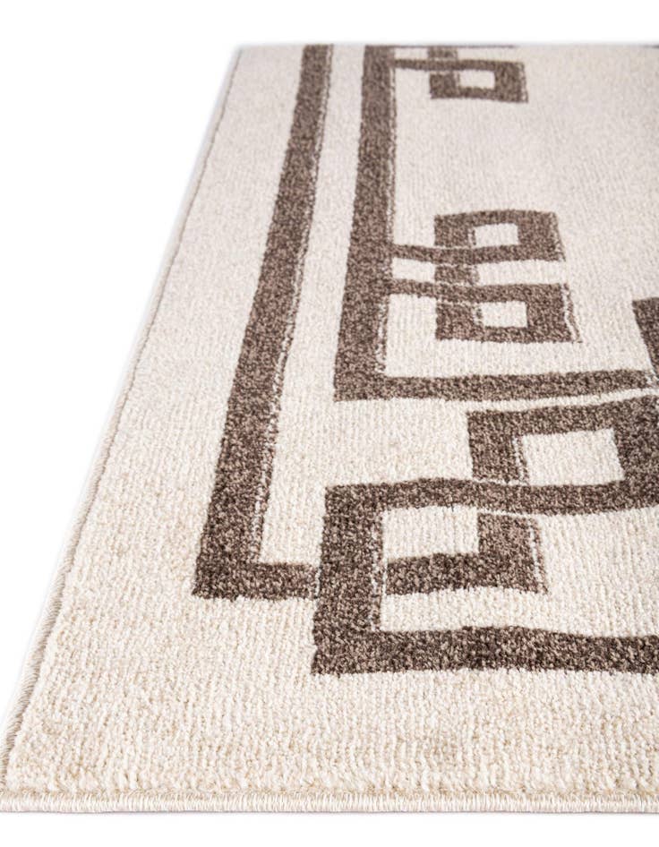 Detail image of 2' 7 x 10' Greek Key Runner Rug