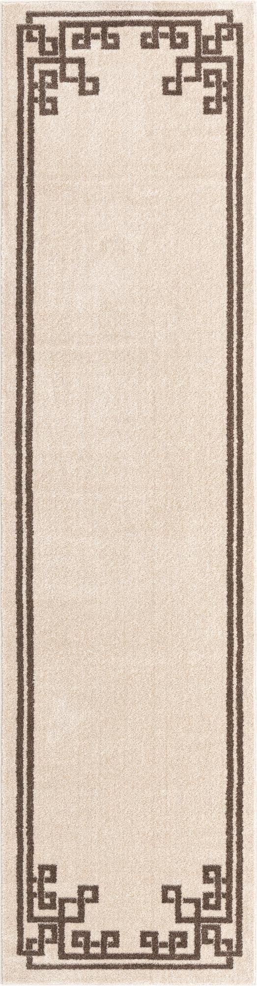 2' 7 x 10' Greek Key Runner Rug