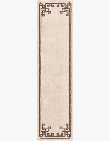 2' 7 x 10' Greek Key Runner Rug
