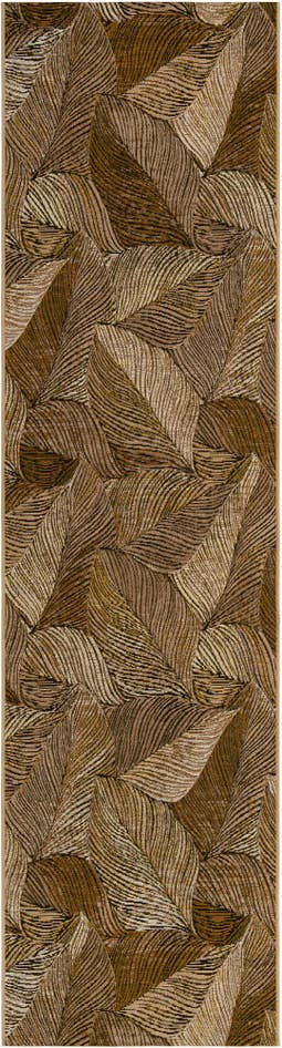 Detail image of 2' 7 x 10' Easy-Clean Botanical Indoor / Outdoor Runner Rug