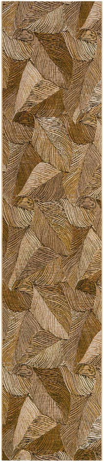 Detail image of 2' 7 x 12' Easy-Clean Botanical Indoor / Outdoor Runner Rug