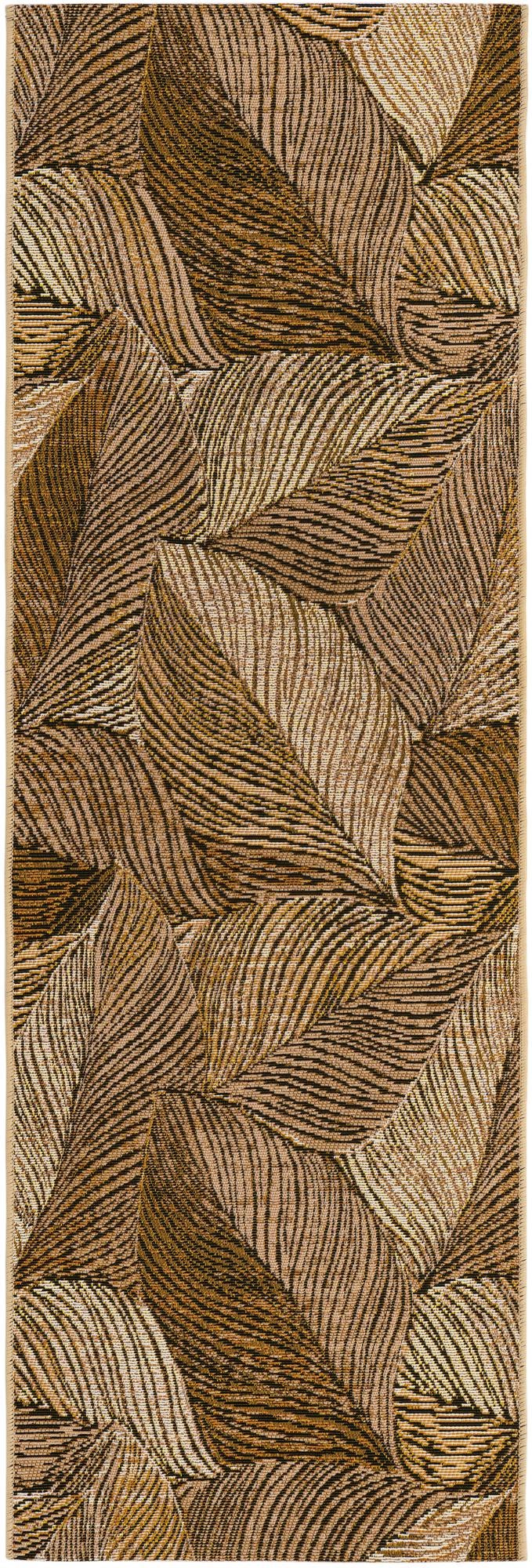 2' x 6' Easy-Clean Botanical Indoor / Outdoor Runner Rug