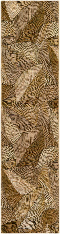 Detail image of 2' x 8' Easy-Clean Botanical Indoor / Outdoor Runner Rug
