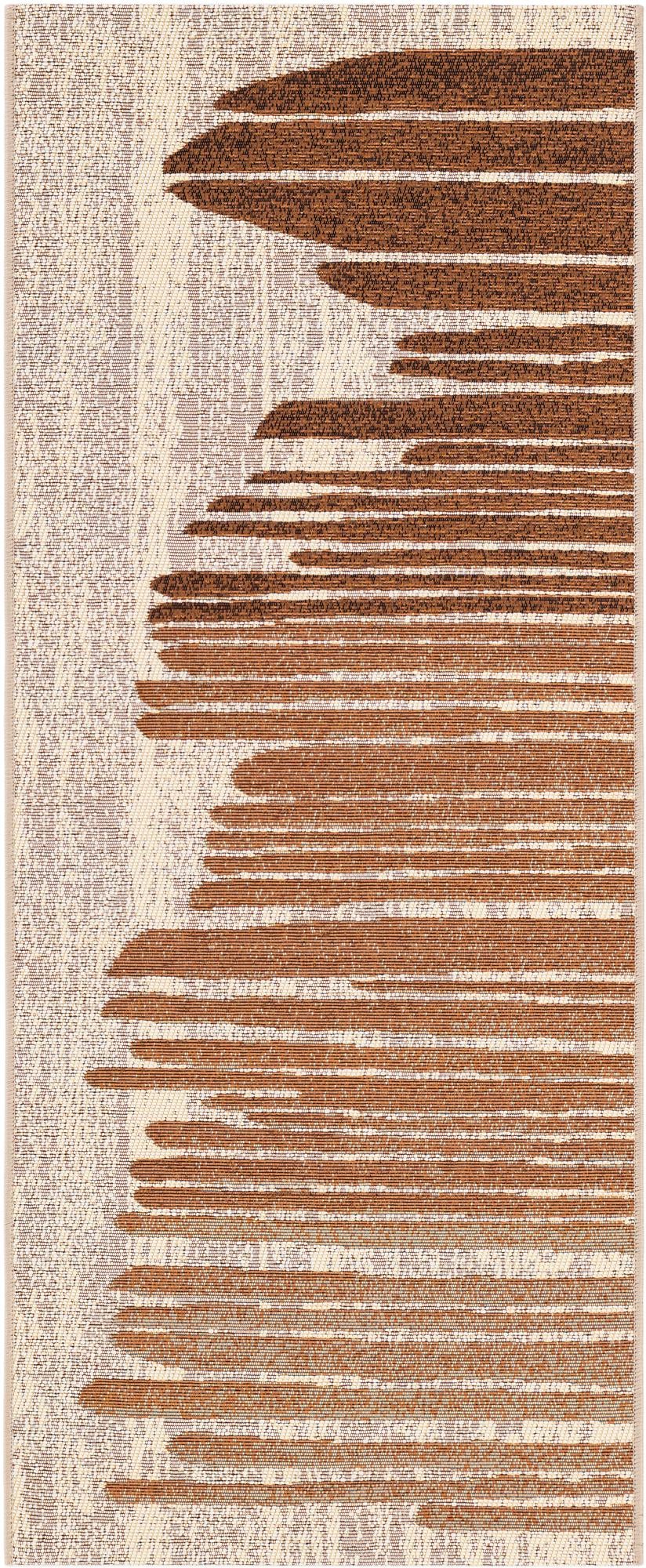 2' x 5' Easy-Clean Modern Indoor / Outdoor Runner Rug