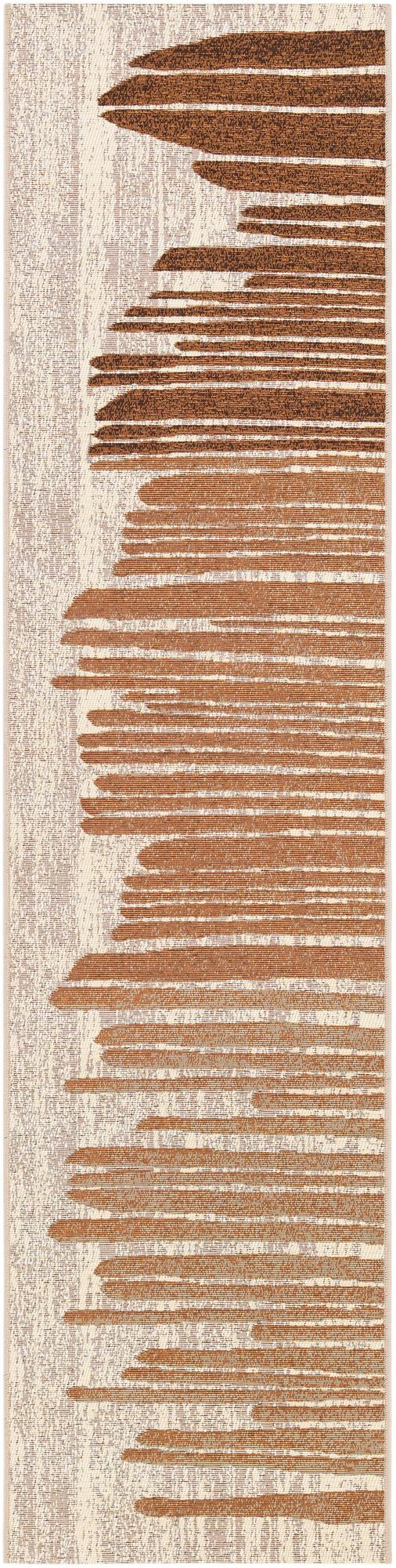 2' x 8' Easy-Clean Modern Indoor / Outdoor Runner Rug