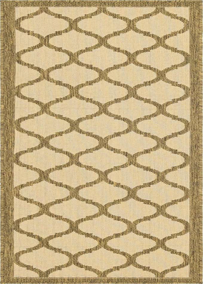 2' 2 x 6' Easy-Clean Trellis Indoor / Outdoor Runner Rug