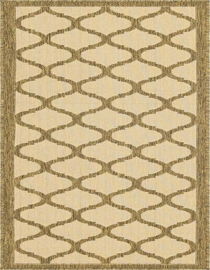 2' 2 x 6' Easy-Clean Trellis Indoor / Outdoor Runner Rug