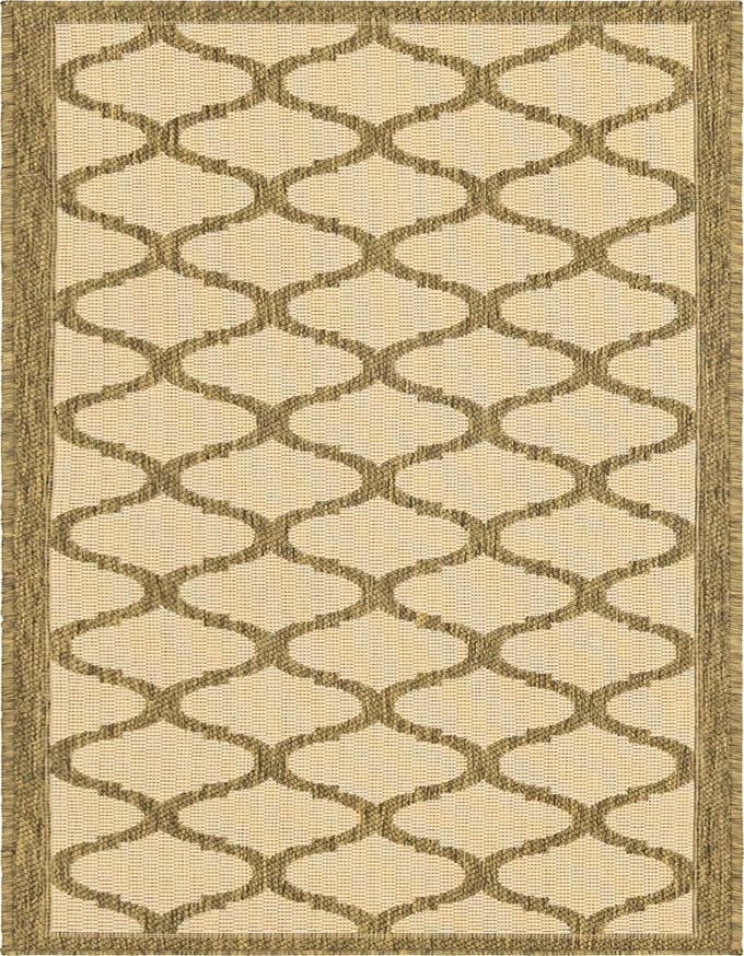 Detail image of 2' 2 x 6' Easy-Clean Trellis Indoor / Outdoor Runner Rug
