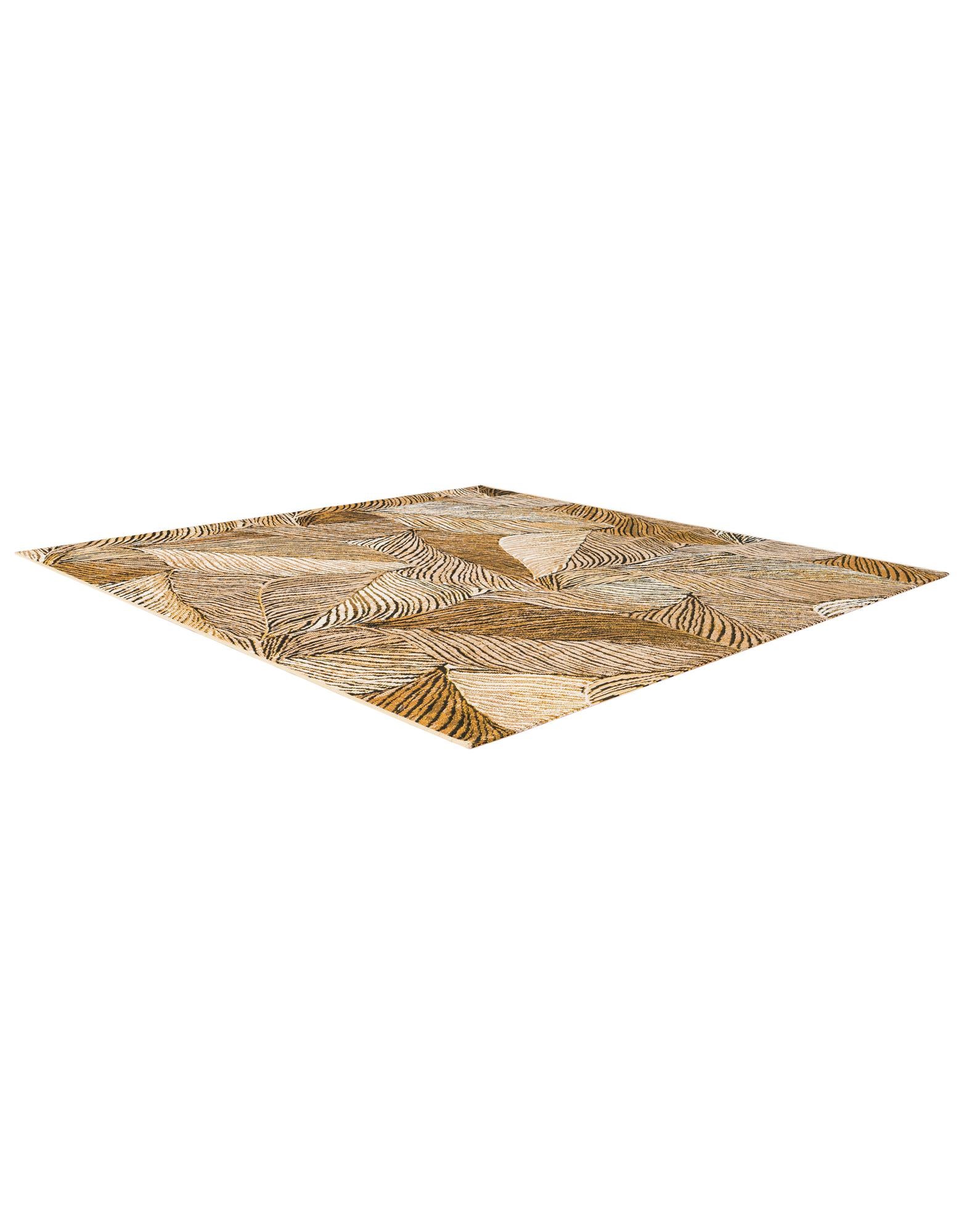 6' x 6' Easy-Clean Botanical Indoor / Outdoor Square Rug