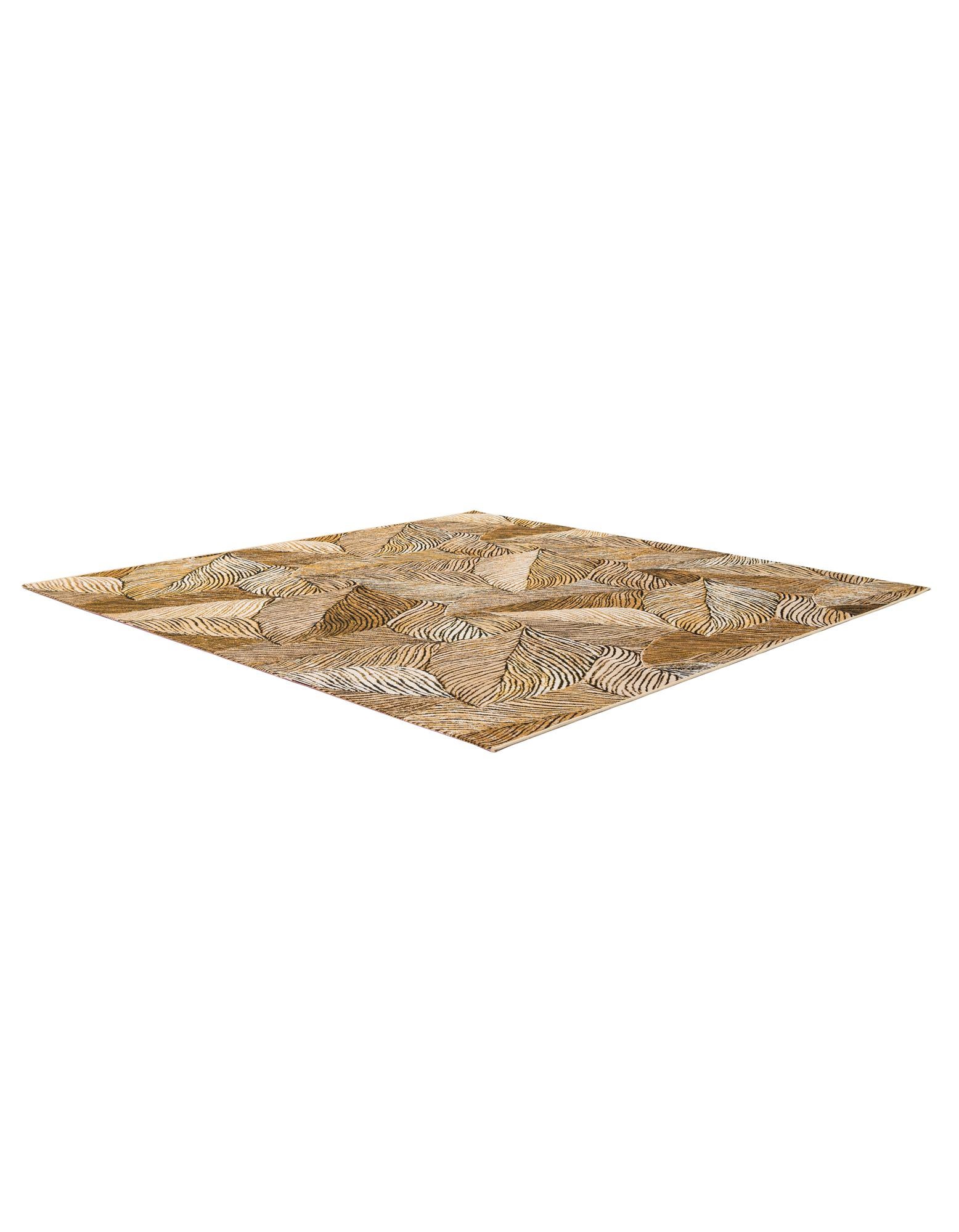8' x 8' Easy-Clean Botanical Indoor / Outdoor Square Rug
