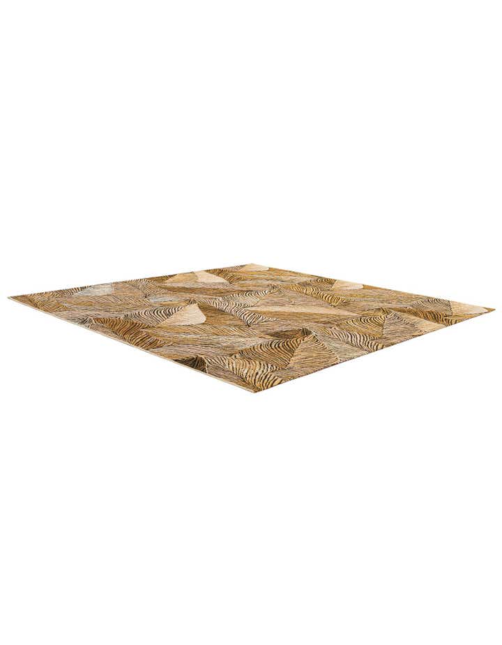 8' x 8' Easy-Clean Botanical Indoor / Outdoor Square Rug