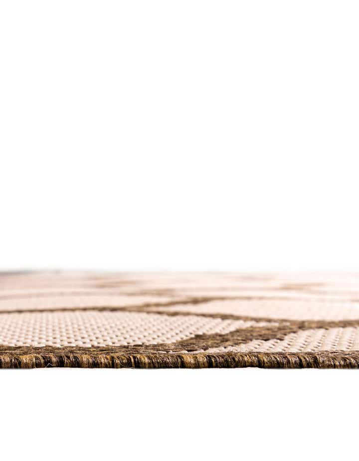 6' x 6' Easy-Clean Lattice Indoor / Outdoor Square Rug