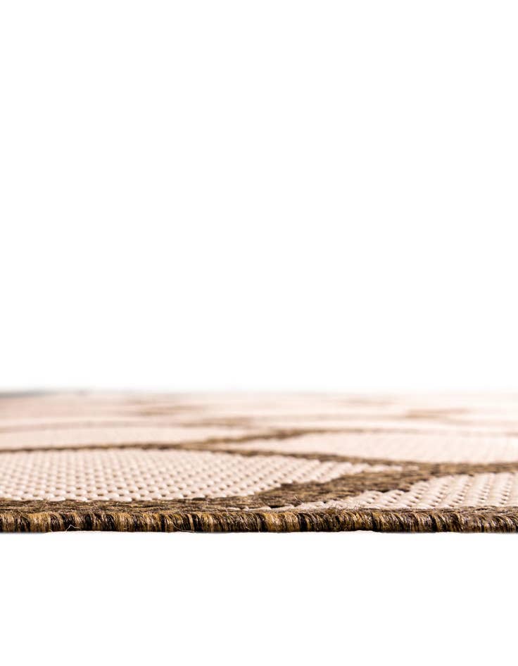 Detail image of 6' x 6'  Washable Trellis Indoor / Outdoor Square Rug