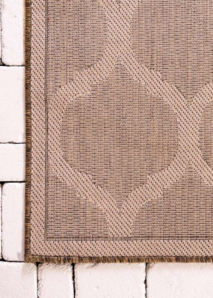 6' x 6' Easy-Clean Trellis Indoor / Outdoor Square Rug