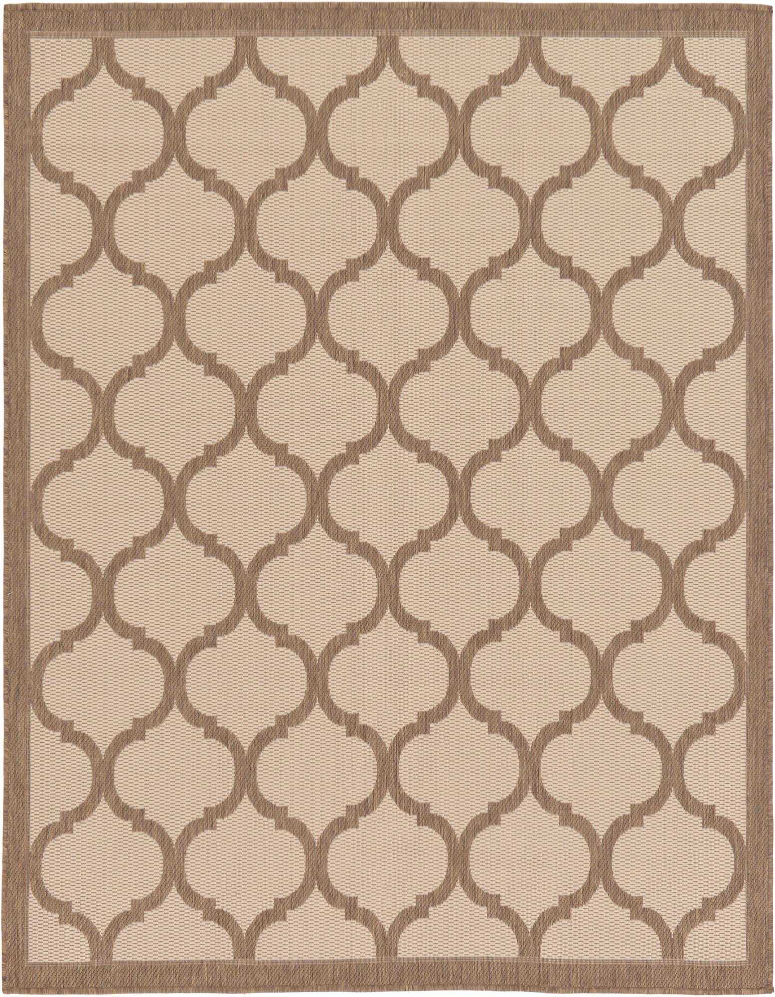 6' x 6' Easy-Clean Trellis Indoor / Outdoor Square Rug