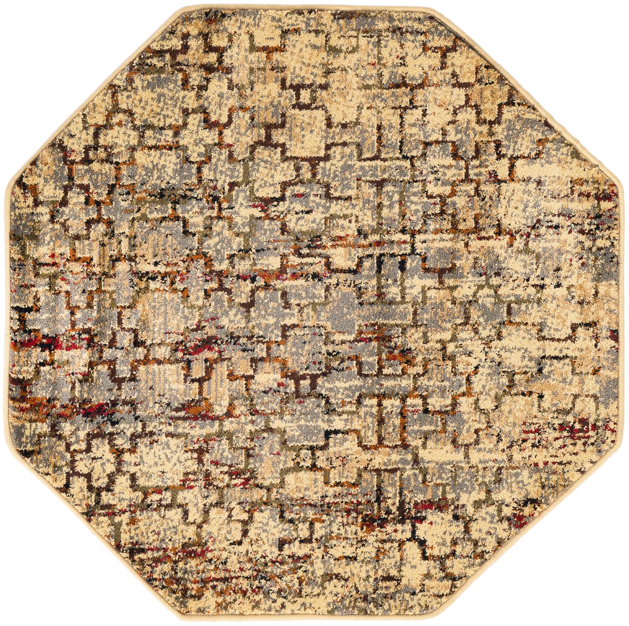 3' x 3' Saturn Octagon Rug