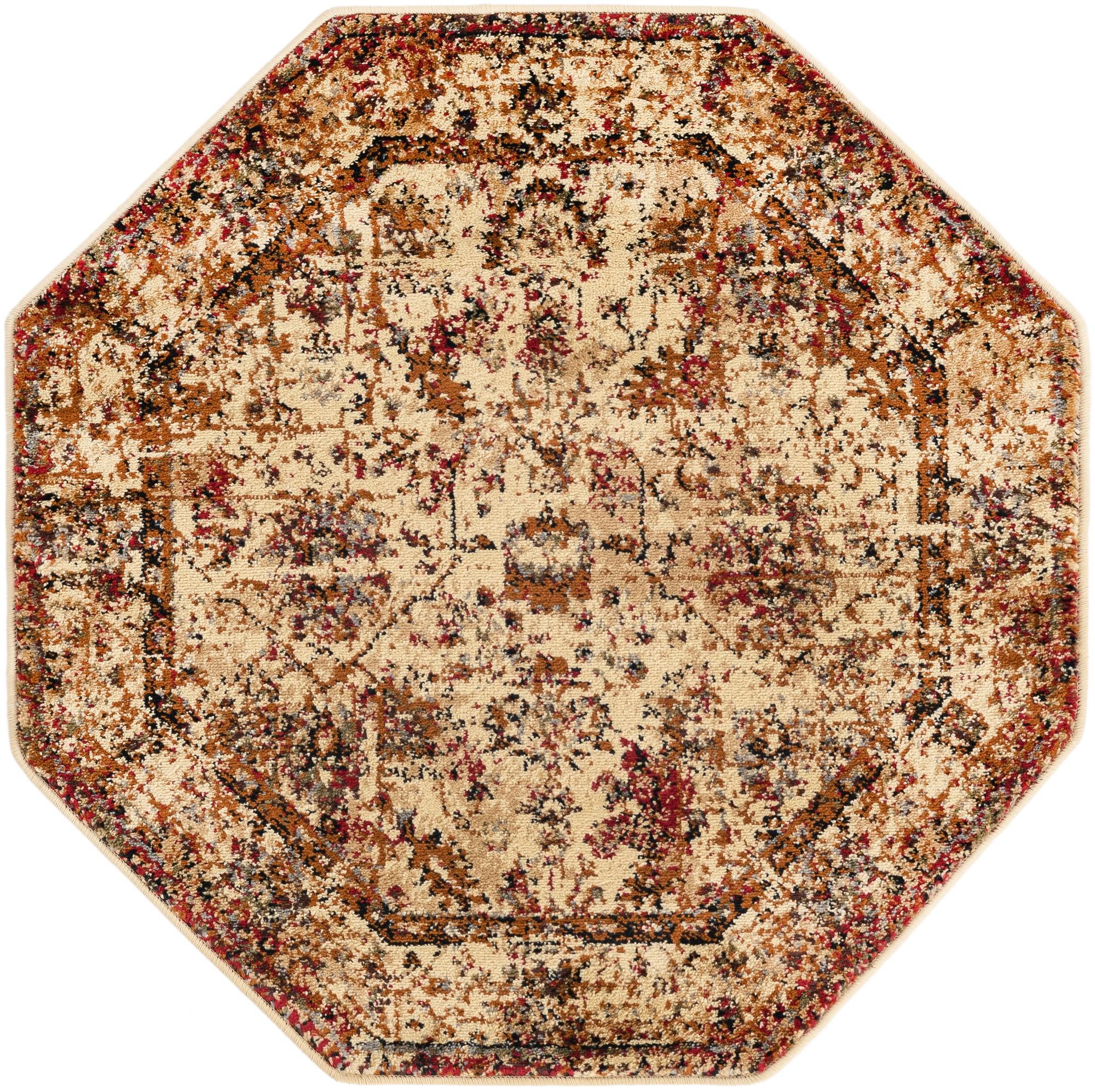 3' x 3' Saturn Octagon Rug
