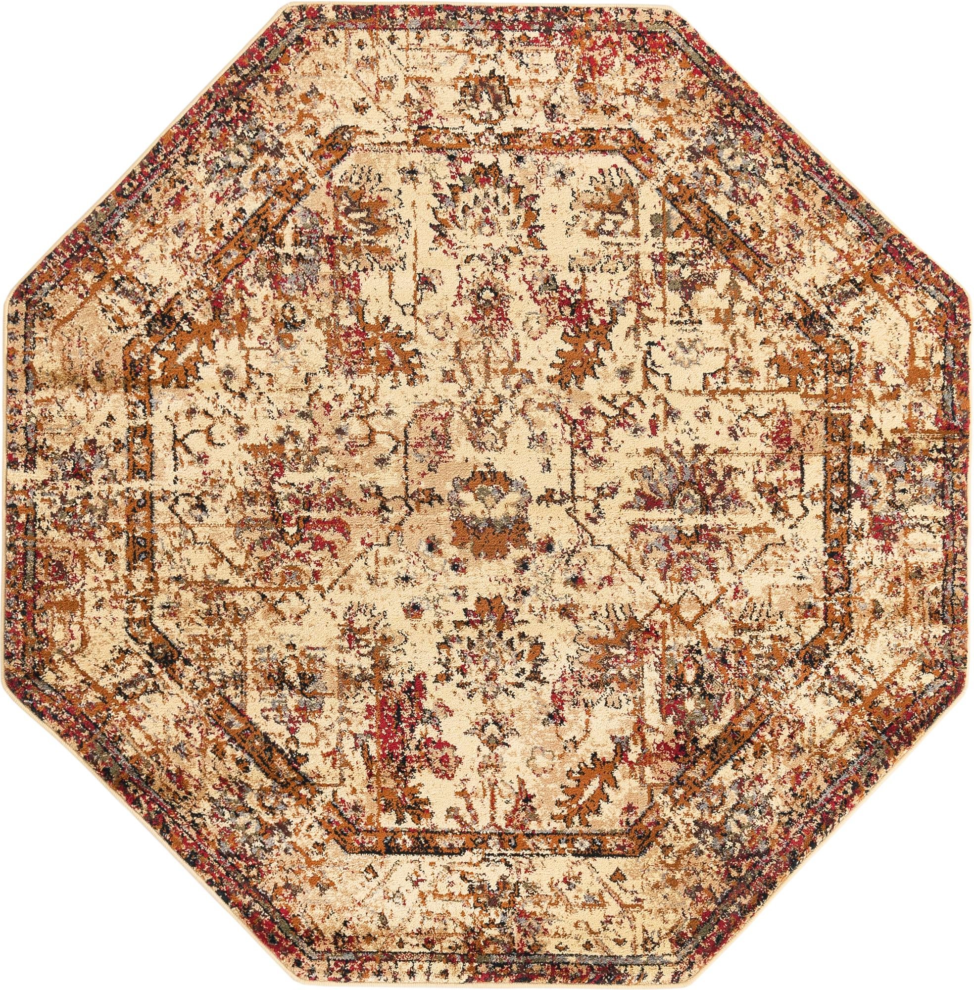 5' 3 x 5' 3 Saturn Octagon Rug