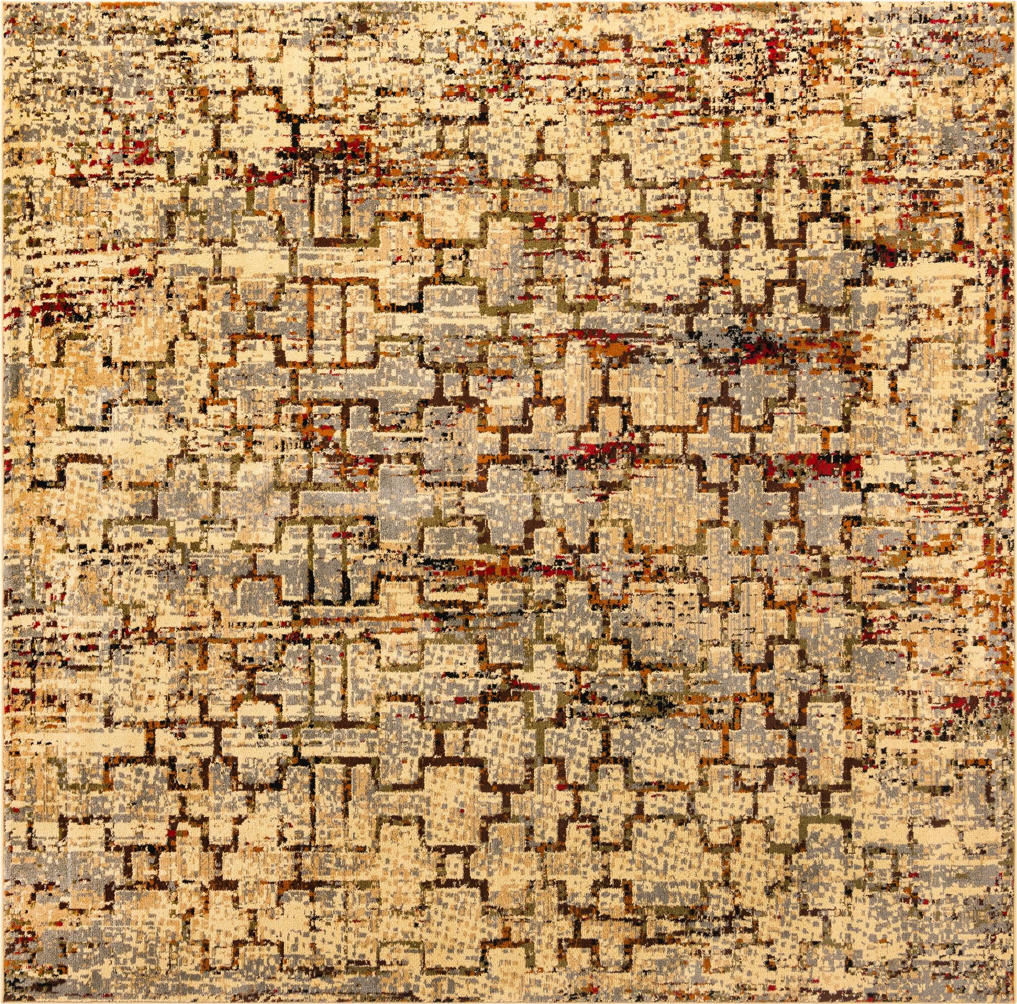 7' 10 x 7' 10 Saturn Square Rug