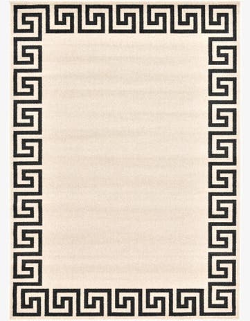 7' x 10' Greek Key Rug