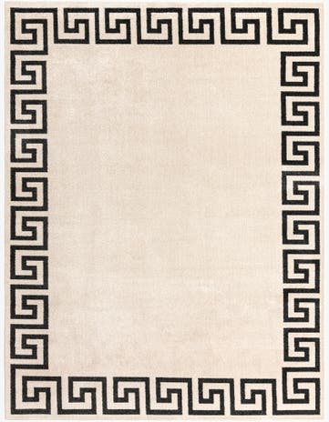 9' x 12' Greek Key Rug