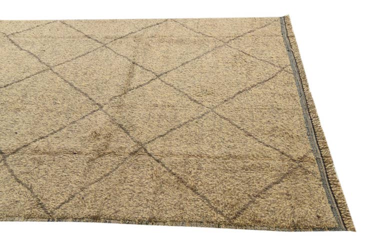 Detail image of 6' x 9' 2 Hand Knotted Moroccan Wool Rug