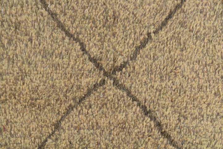 6' x 9' 2 Hand Knotted Moroccan Wool Rug