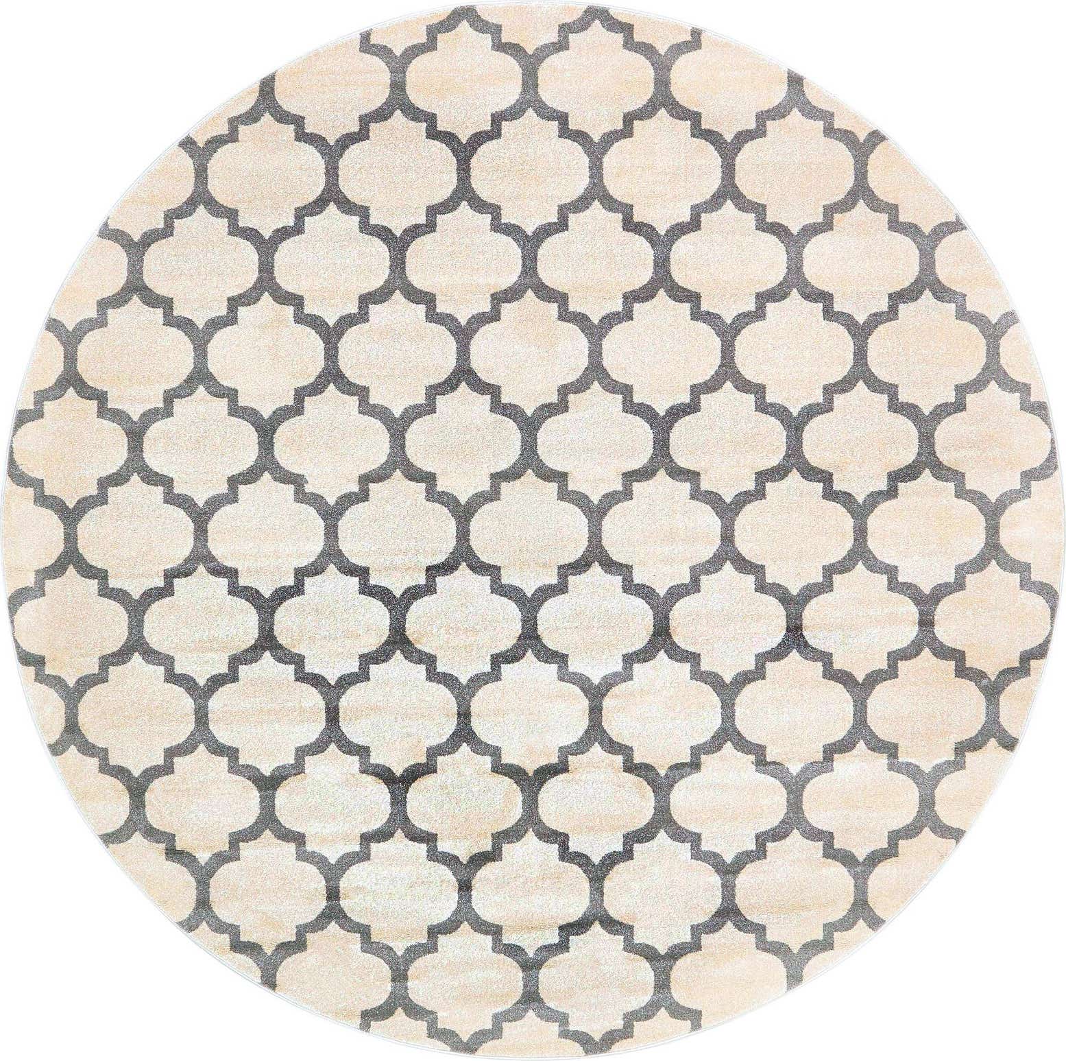 10' x 10' Lattice Round Rug