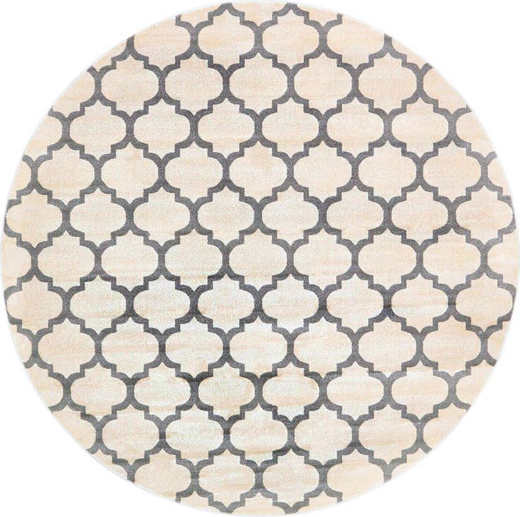Detail image of 10' x 10' Lattice Round Rug
