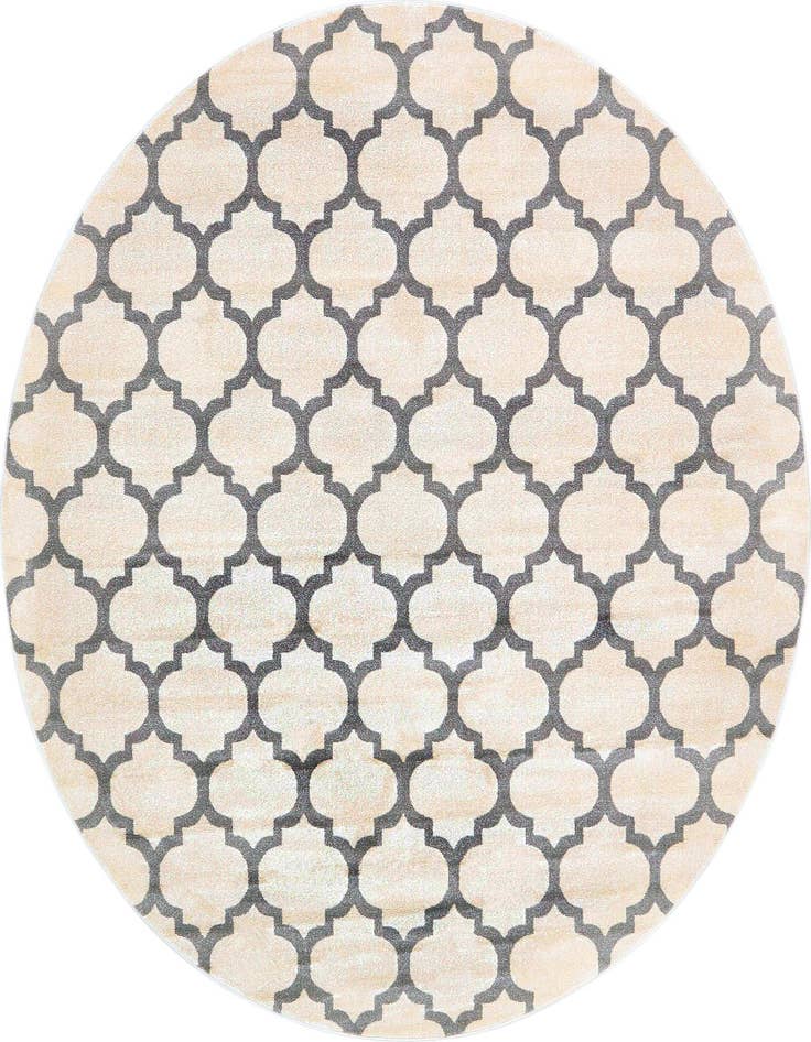 Detail image of 10' x 10' Trellis Round Rug