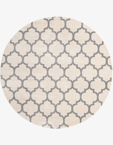 7' 10 x 7' 10 Trellis Round Rug