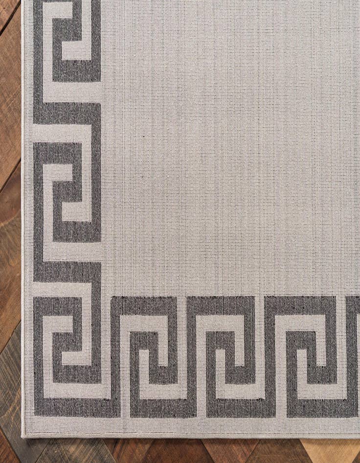 Detail image of 2' x 6' Greek Key Runner Rug