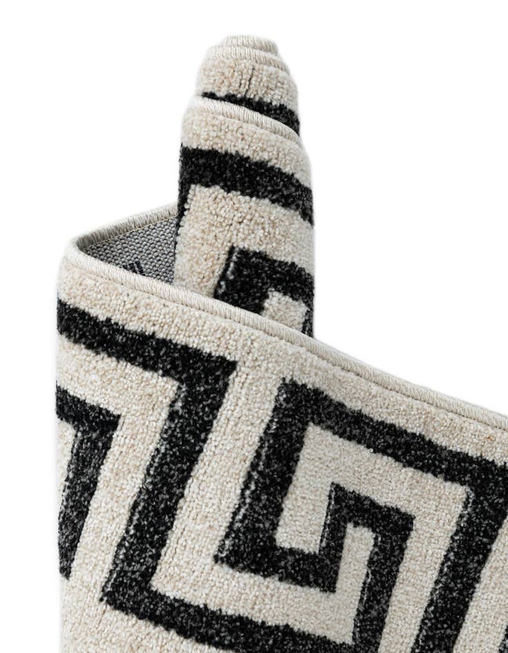 Detail image of 2' x 6' Greek Key Runner Rug