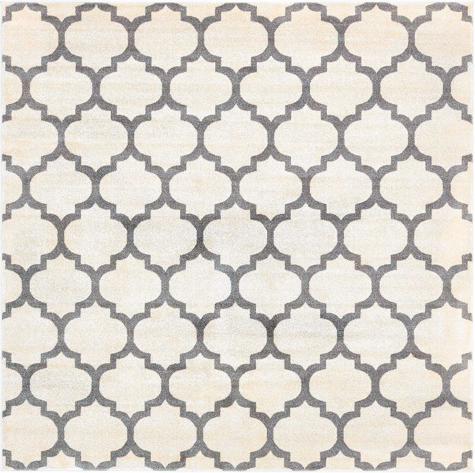 7' 10 x 7' 10 Lattice Square Rug