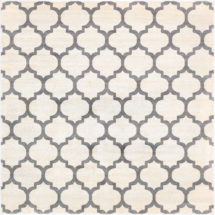 7' 10 x 7' 10 Lattice Square Rug