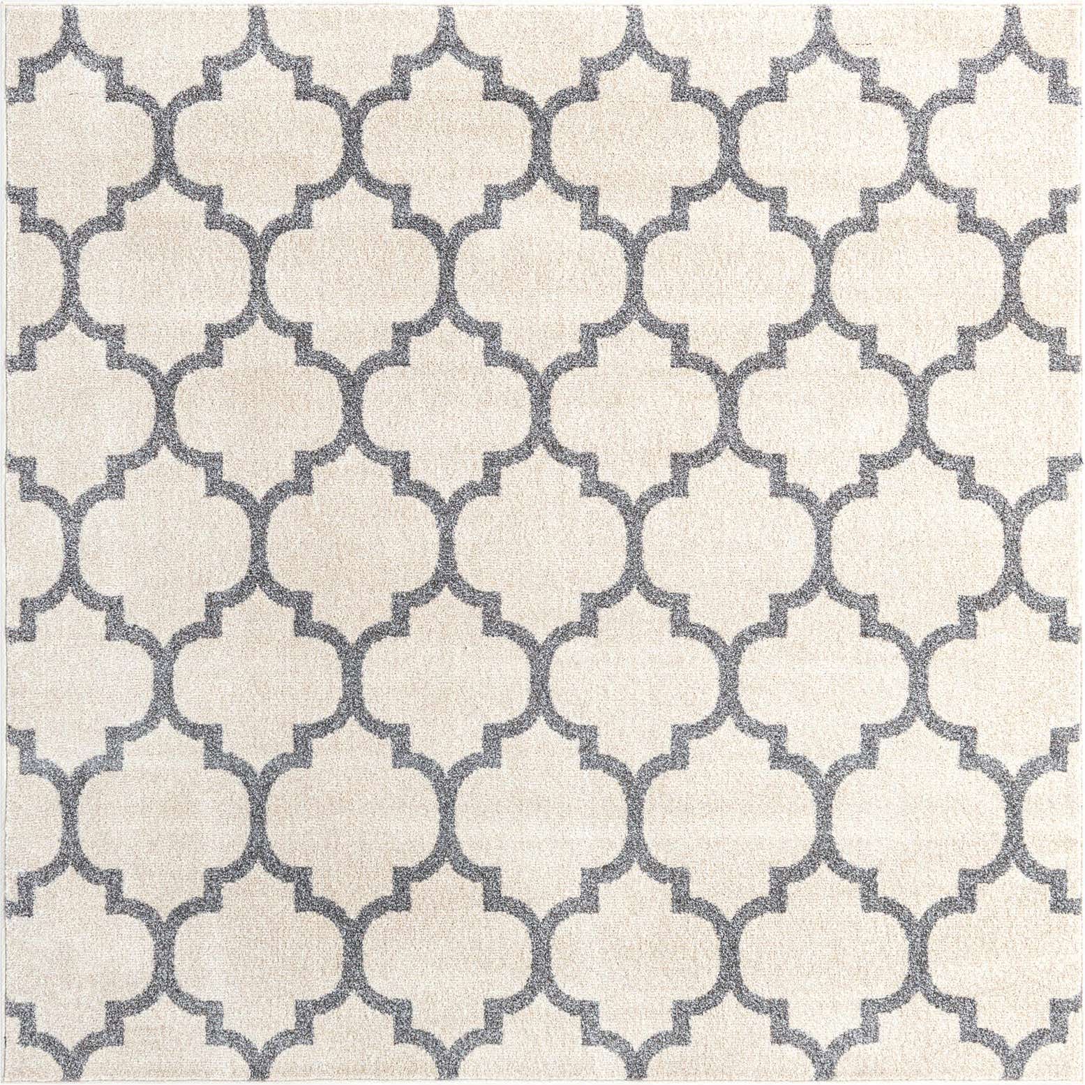 6' x 6' Lattice Square Rug