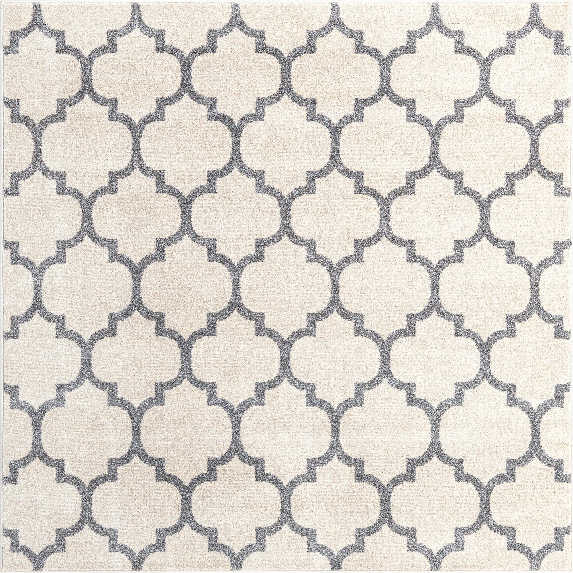 6' x 6' Lattice Square Rug