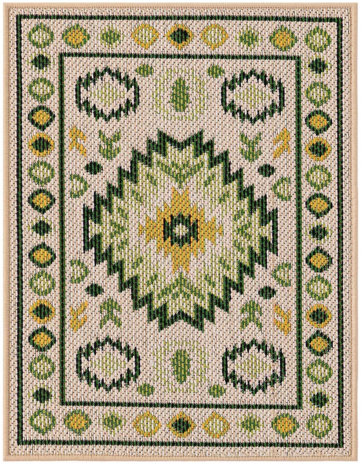 Detail image of 2' x 3' Easy-Clean Baja Indoor / Outdoor Rug