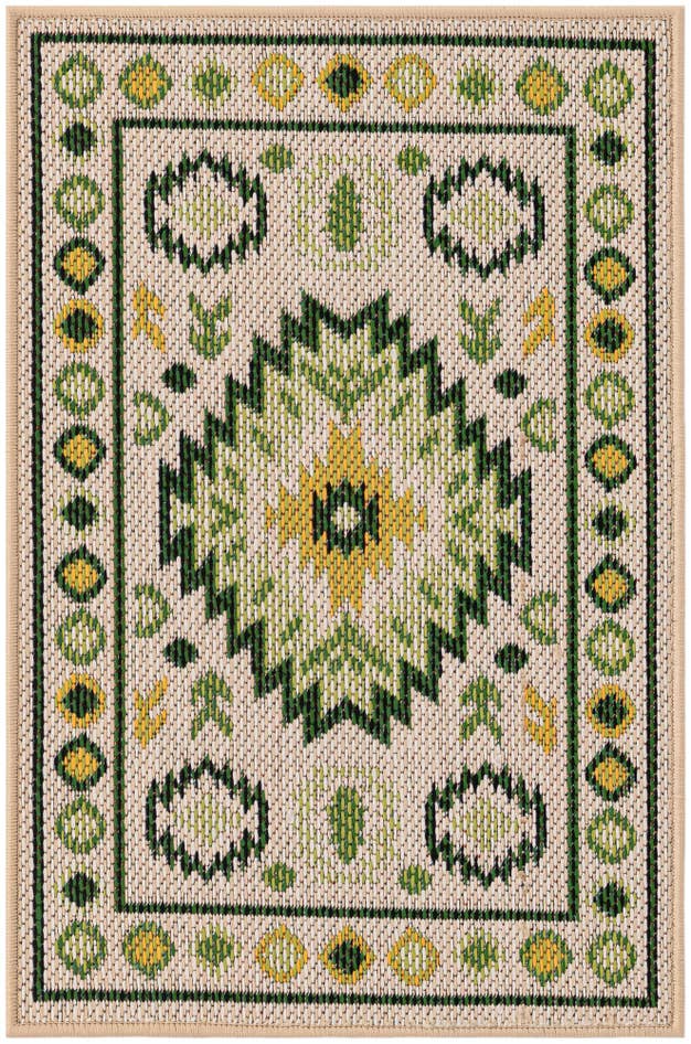 Detail image of 2' x 3' Easy-Clean Baja Indoor / Outdoor Rug
