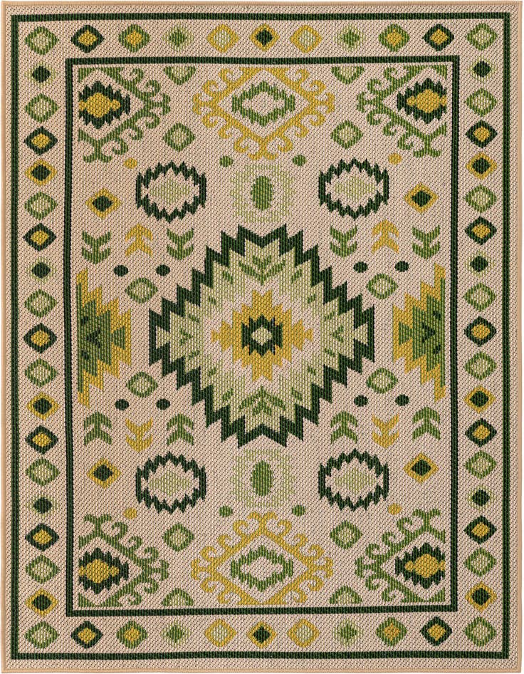 Detail image of 4' x 6' Easy-Clean Baja Indoor / Outdoor Rug