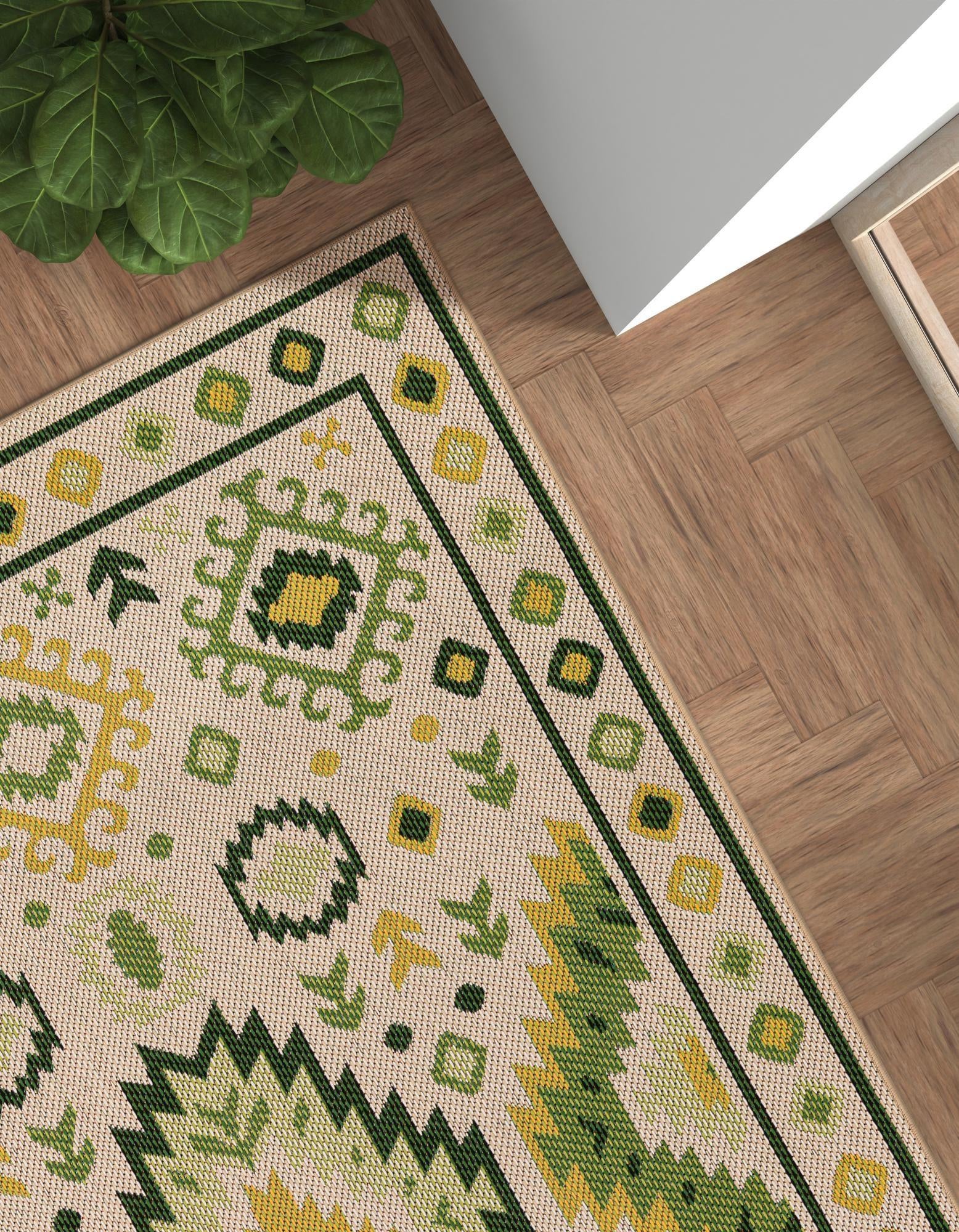 6' x 9' Easy-Clean Baja Indoor / Outdoor Rug