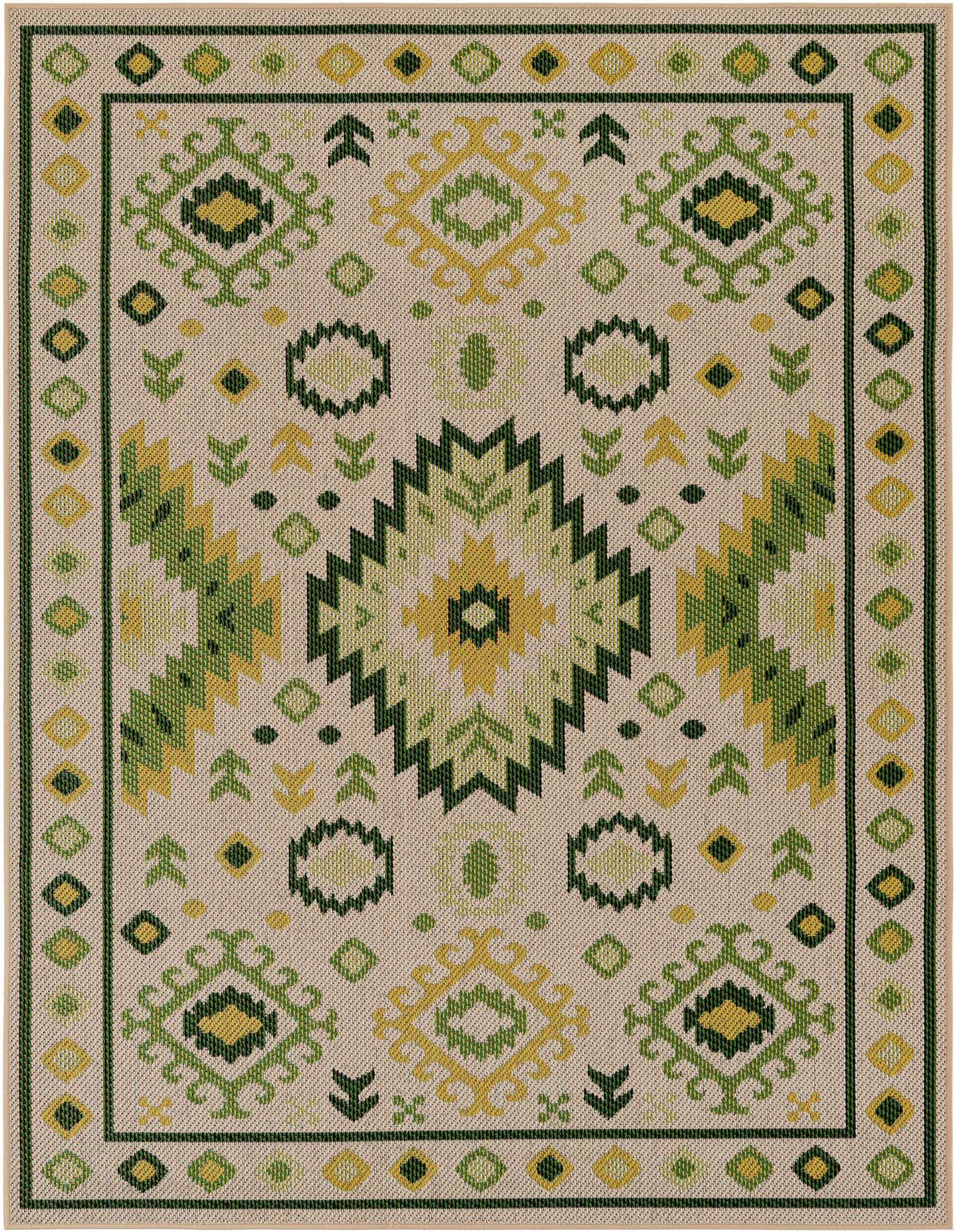 5' 3 x 8' Easy-Clean Baja Indoor / Outdoor Rug
