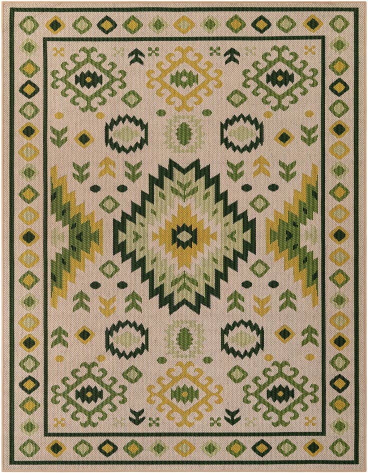 Detail image of 6' x 9' Easy-Clean Baja Indoor / Outdoor Rug