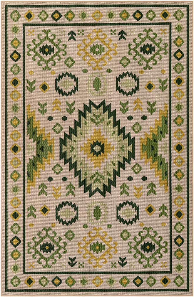 6' x 9' Easy-Clean Baja Indoor / Outdoor Rug